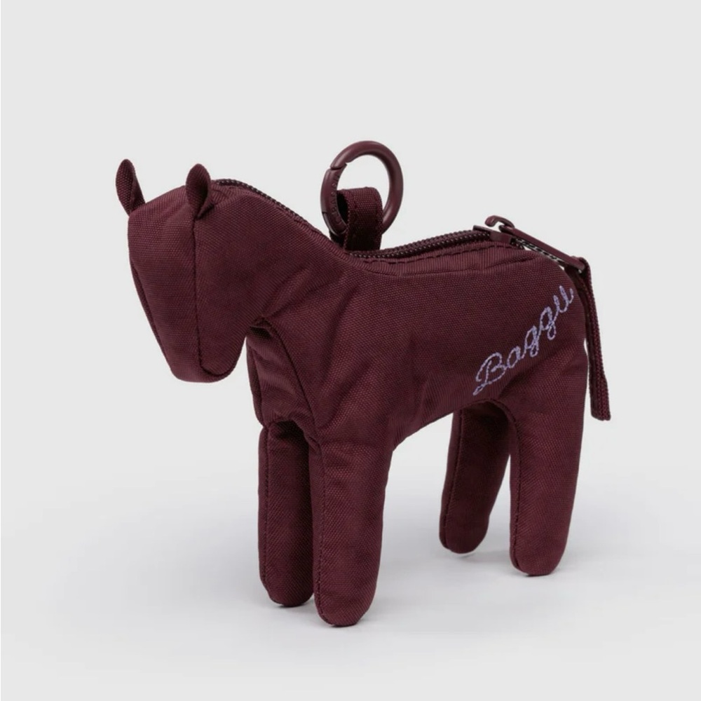 BAGGU Maroon Horse Charm
